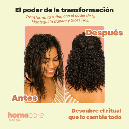Mantequilla Capilar y Gloss Hair: El Nuevo Ritual de Brillo Natural que Amarás