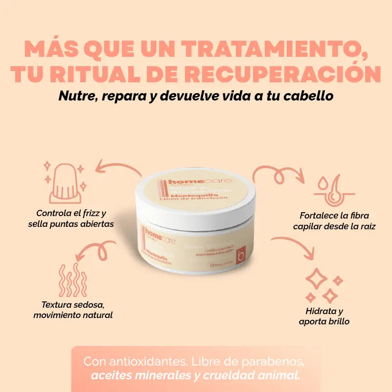 Ritual de Recuperación: Mantequilla Capilar Lisas