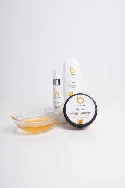Kit Capilar 3 pasos Reparación Total | Hidratación, control de frizz y puntas selladas con Keratina + Aloe Vera