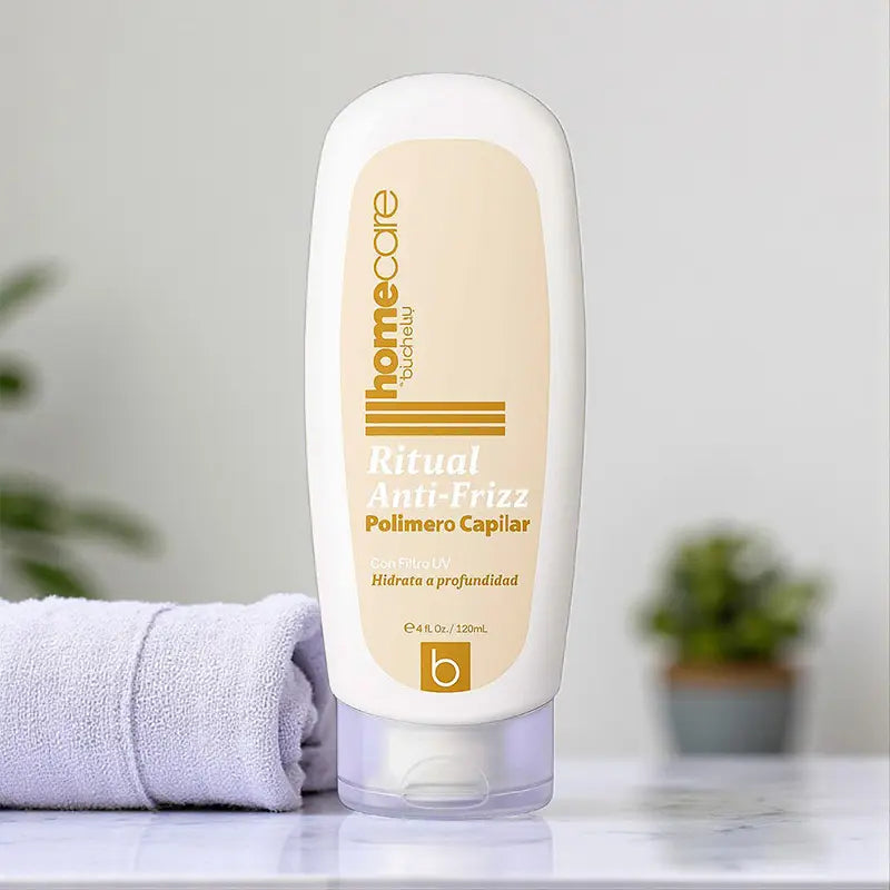 Polimer Capilar | Crema Anti-Frizz Sin Enjuague | Control inmediato de frizz, volumen y grasa con Tecnología Plex